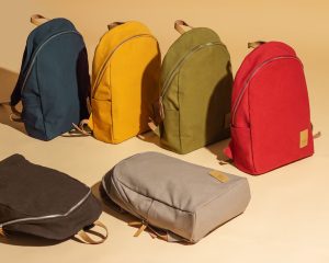 Pedal Daypack from DailyObjects worn as a backpack in an urban setting, lightweight and built for movement.