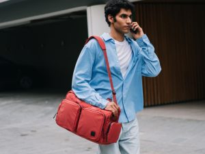 Pivot duffle bag styled for spontaneous travel and quick getaways