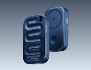 Loop power bank used to keep devices charged throughout the day