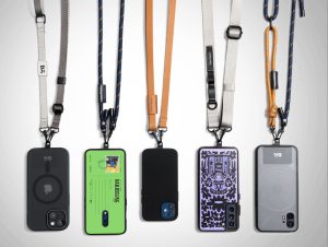 Anti theft phone lanyard providing added security in crowded public places