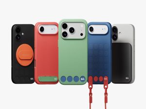 Stack ecosystem phone cover with modular tech accessories attached for daily use.