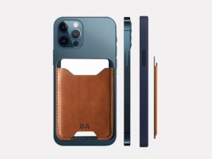 Secure phone wallet for travel holding cards firmly during daily commute