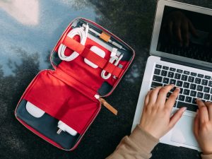 Tech organiser pouches as practical Valentine’s Day gifting ideas