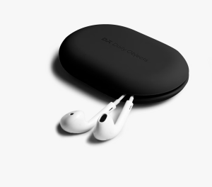 Cable organisers and travel accessories neatly arranged on desk for easy access during travel