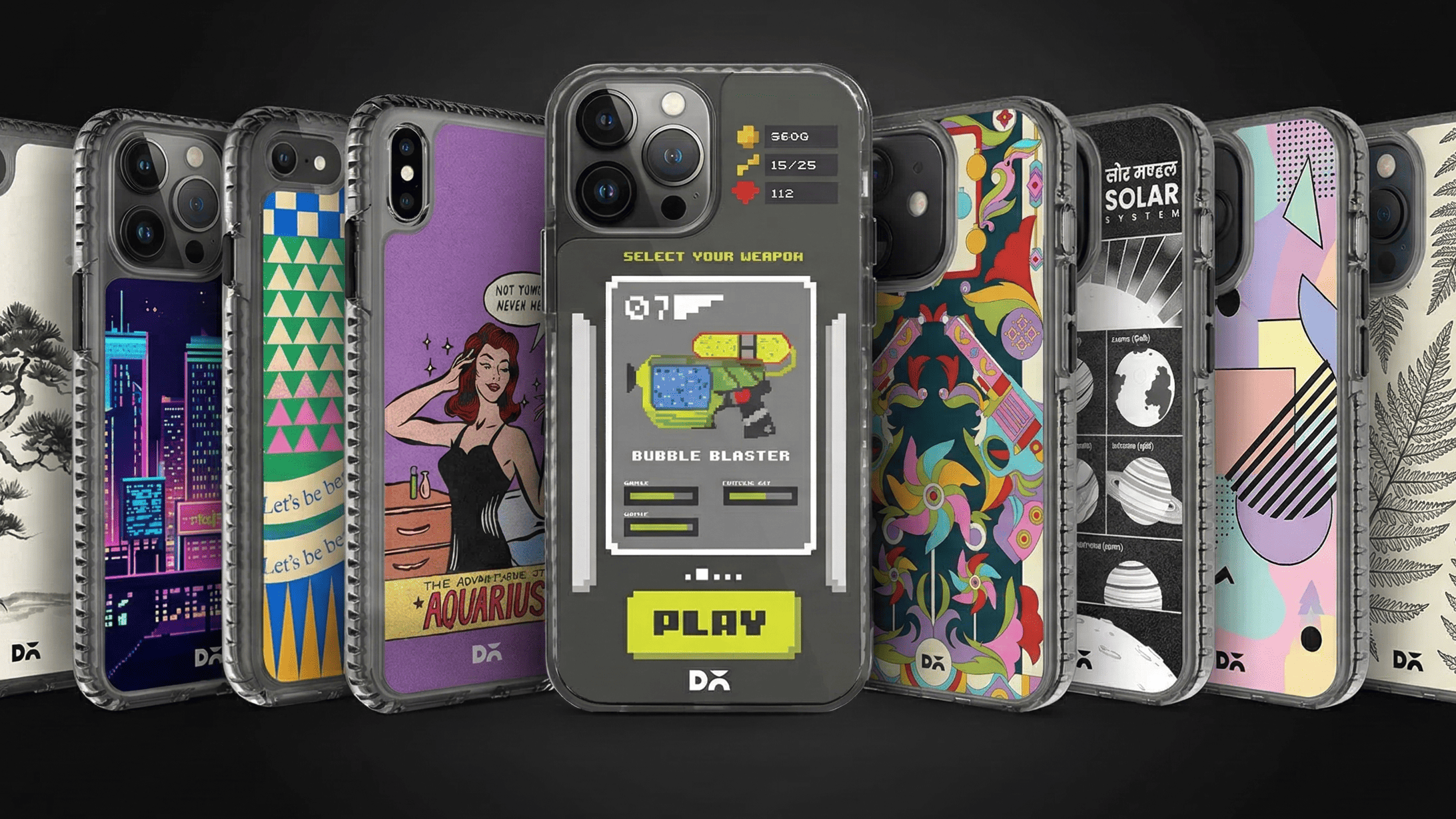 Premium iPhone and Samsung phone cases collection during half price sale with stylish protective designs
